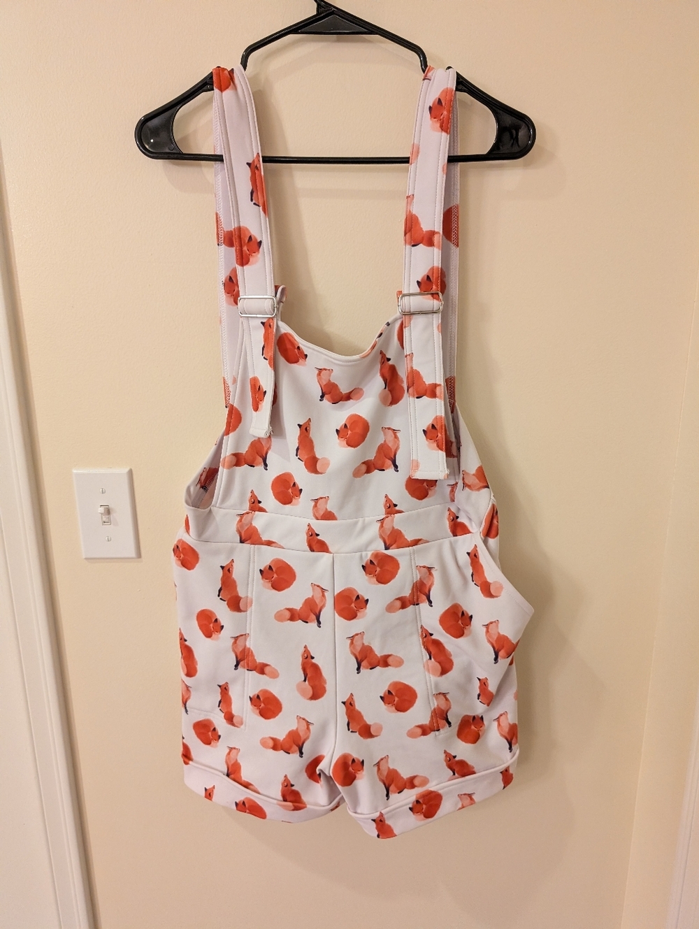 BlackMilk | Fox Print Mini Overalls